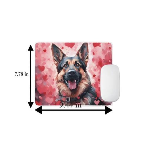 Sweetheart Dog German Shepherd Non-Slip Rubber Mousepad